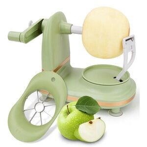 Apple Peeler + Cutter + Mini Cutting Board with Two Extra Blades Set